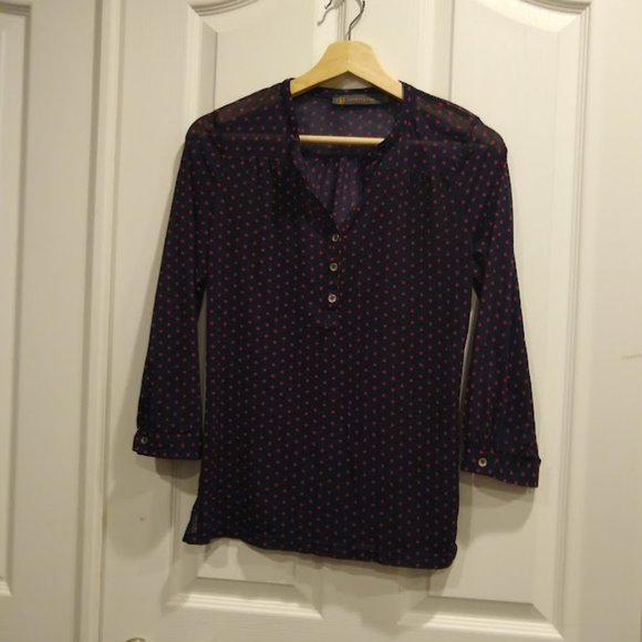 Outback Red Mesh Blouse size Small - Picture 4 of 5